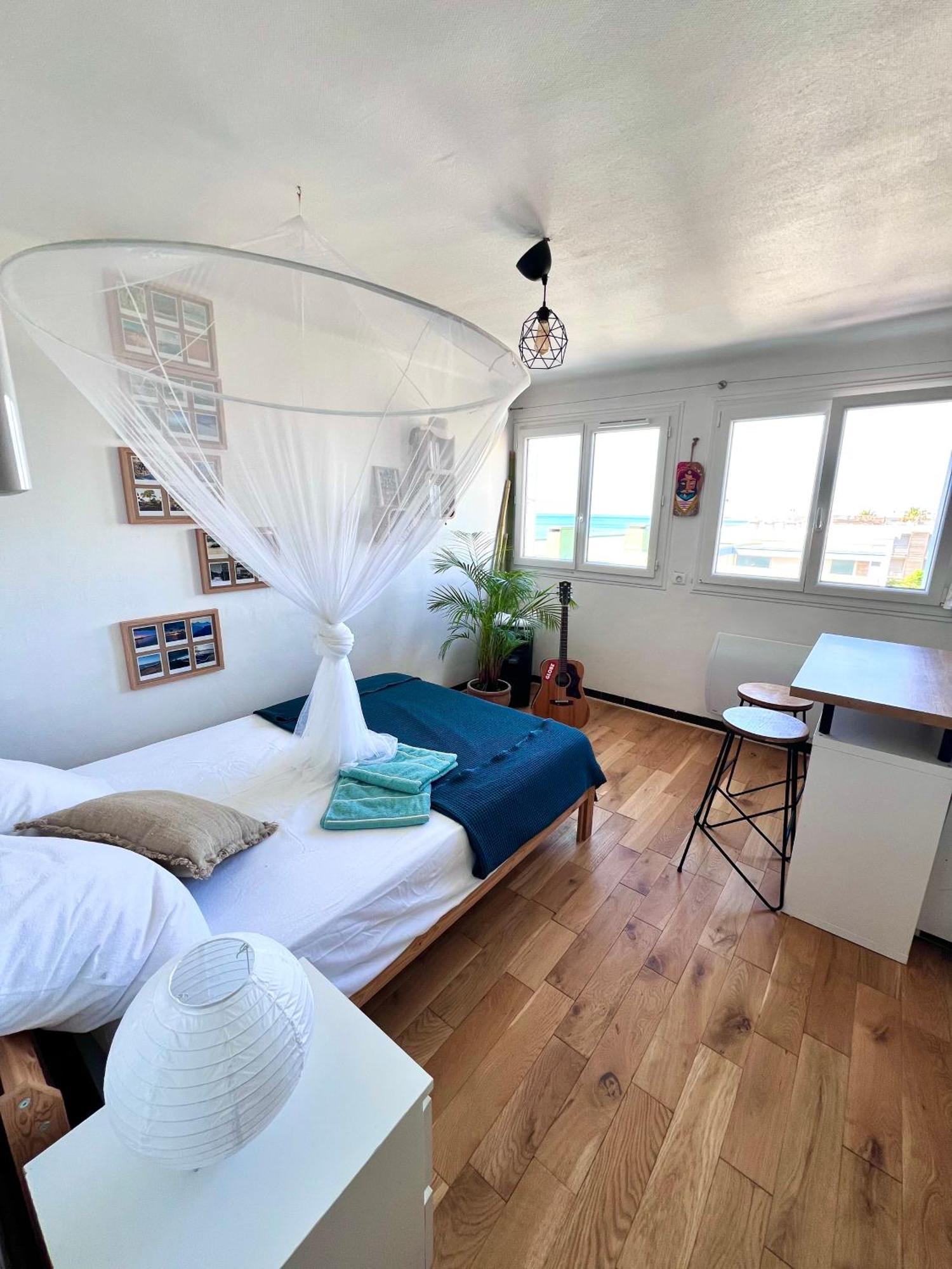 Cosy Studio En Etage Residence Front De Mer Palavas-les-Flots Exterior foto